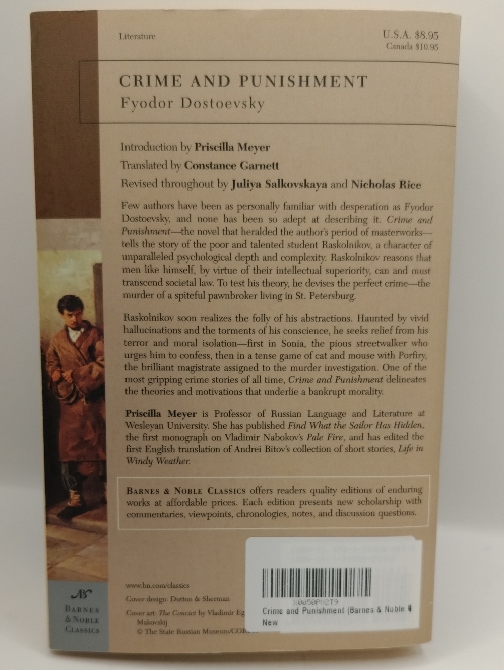 Crime And Punishment Dostoevsky Paperback Book Barnes & Noble Classics VTG 2007 - Picture 9 of 10